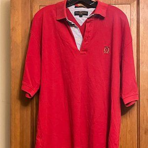 Tommy Hilfiger XL Red Short Sleeve Golf Polo - 46th Invitational embroidered